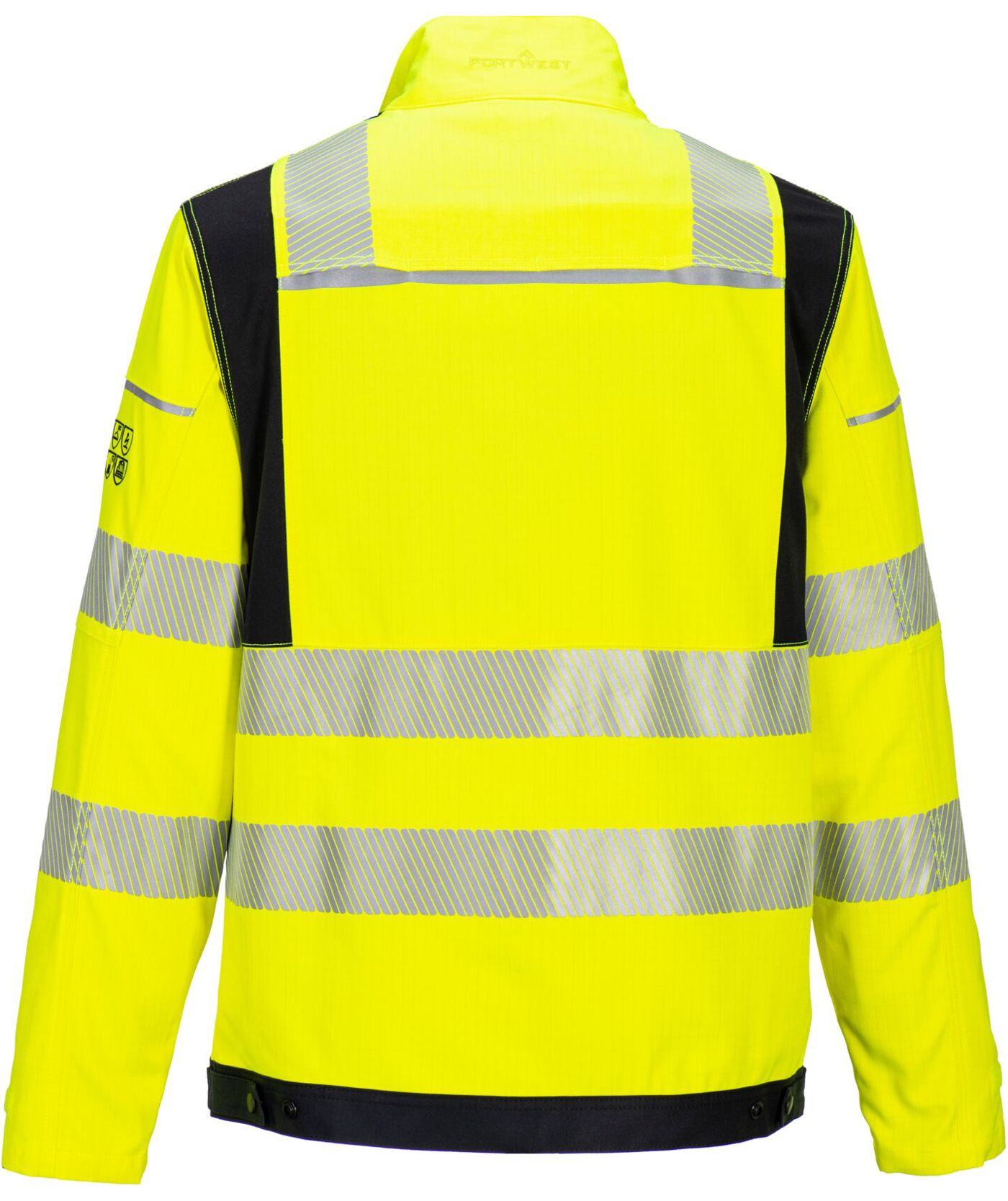 Portwest PW3 Modaflame arbetsjacka, Varsel Gul/Svart, large image number 1