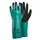 Tegera 7361 chemical protective gloves, Green/Black, Green/Black, swatch