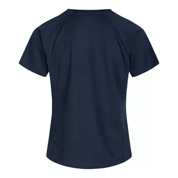 Zebdia dame logo sports T-shirt, Navy