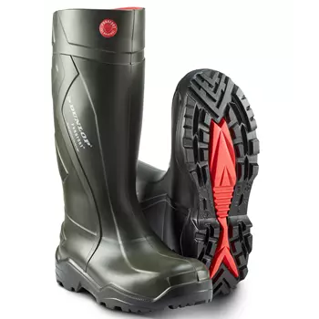 Dunlop Purofort+ rubber boots O4, Green