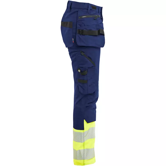 Blåkläder hantverksbyxa dam, Marin/Hi-Vis gul, large image number 2