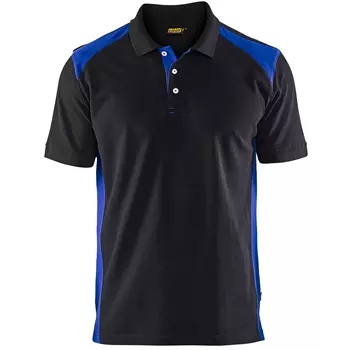 Blåkläder Polo T-skjorte, Svart/Koboltblå