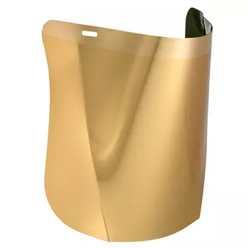 Hellberg Safe polycarbonate visor with gold coating, Gold