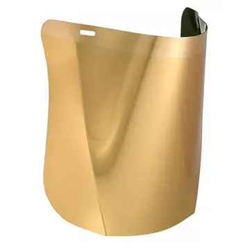 Hellberg Safe polykarbonat visir med guldbelægning, Guld