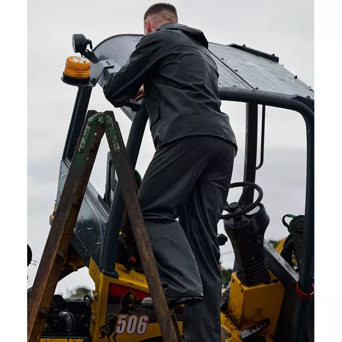 ELKA Elements Outdoor PU/PVC regnbyxa, Svart, large image number 2