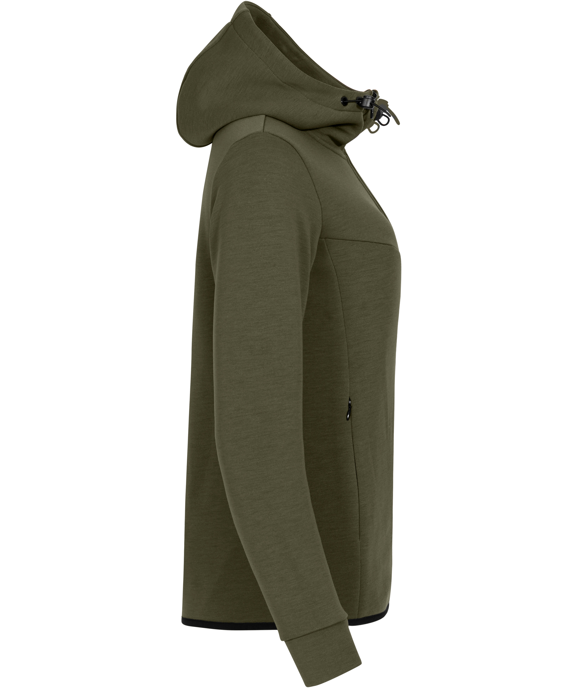 Clique Hayden women's hoodie with full zipper, Fog Green, large image number 4