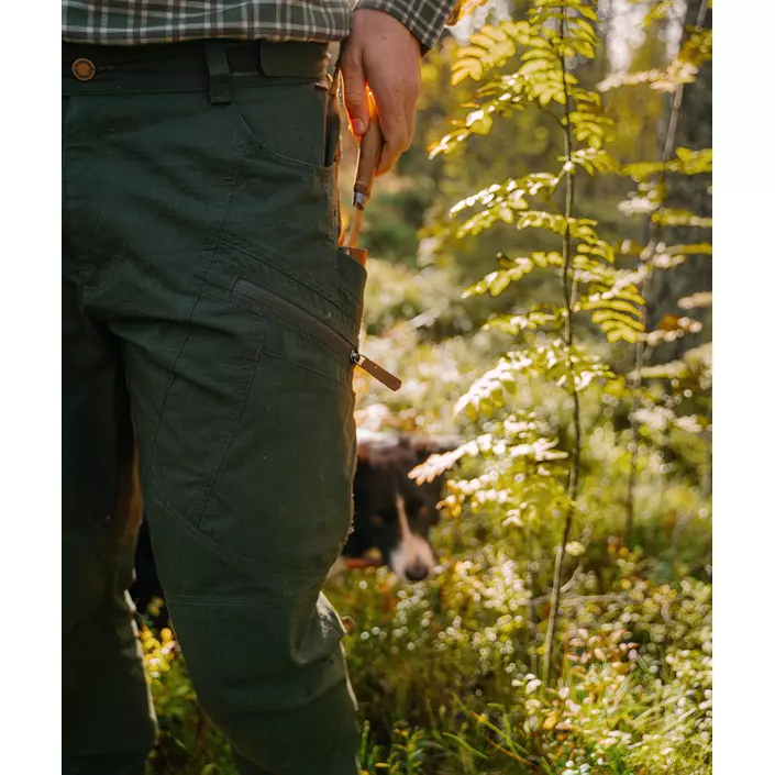 Pinewood Lappland Expert bukser, Moss green, large image number 9