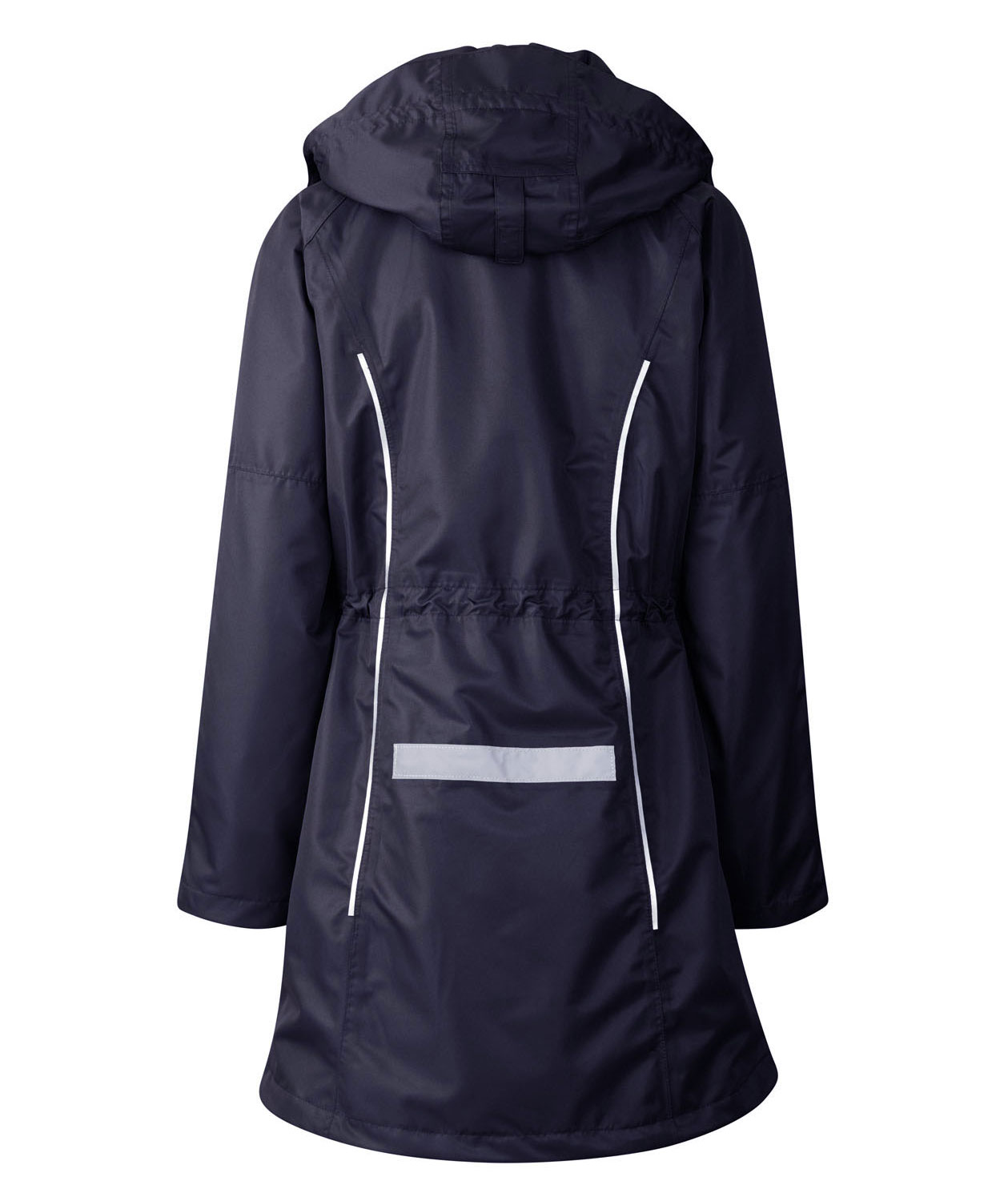 Xplor Care women's zip-in shell jacket with detachable hood, Navy