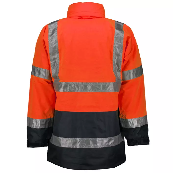 Ocean 4-in-1-Winterjacke, Orange/Marine, large image number 2