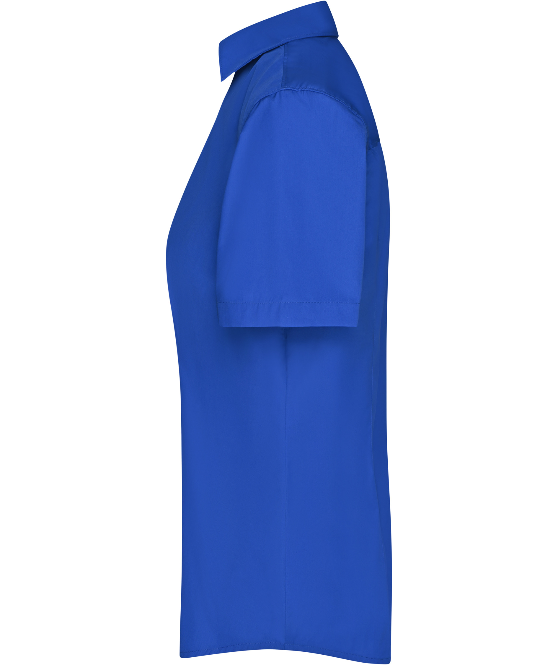 James & Nicholson kort&auml;rmad Modern fit skjorta dam, Kungsbl&aring;, large image number 3