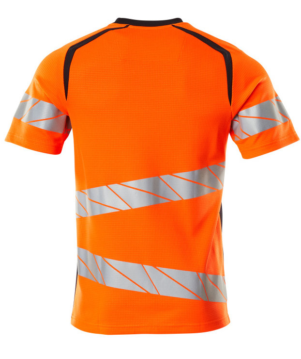Mascot Accelerate Safe T-shirt, Hi-Vis Orange/Dark Marine, large image number 1
