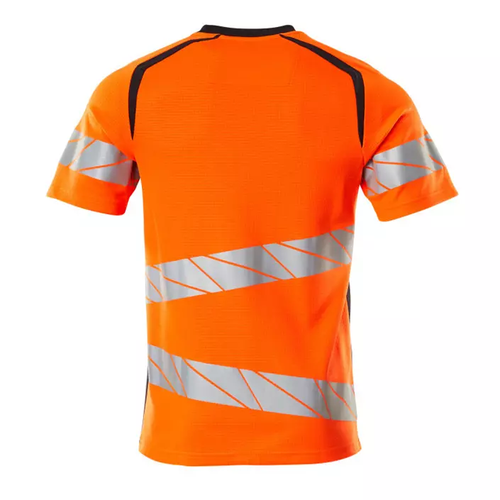 Mascot Accelerate Safe T-Shirt, Hi-Vis Orange/Dunkel Marine, large image number 1