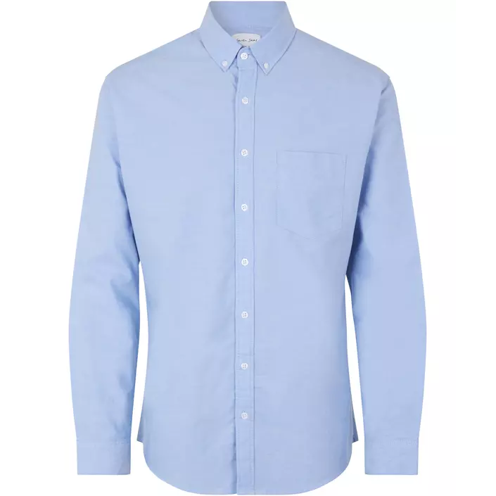 Seven Seas Oxford Modern fit skjorte, Lys Blå, large image number 0