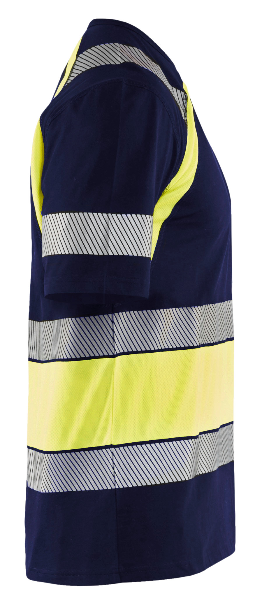 Bl&aring;kl&auml;der T-shirt, Marine/Hi-Vis gelb