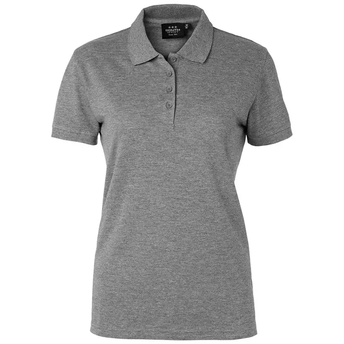 South West Coronita women's polo shirt, Dark Heather Grey, large image number 0