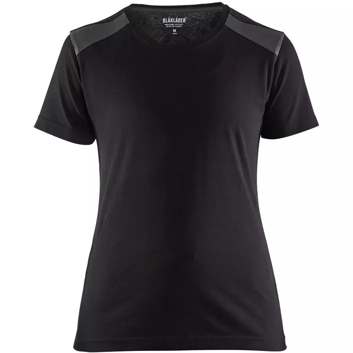 Blåkläder women's T-shirt, Black/Dark Grey, large image number 0