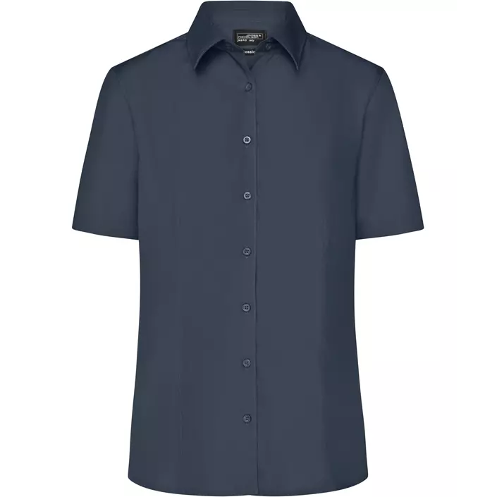 James & Nicholson women's short-sleeved Modern fit shirt, Carbon Grey, large image number 0