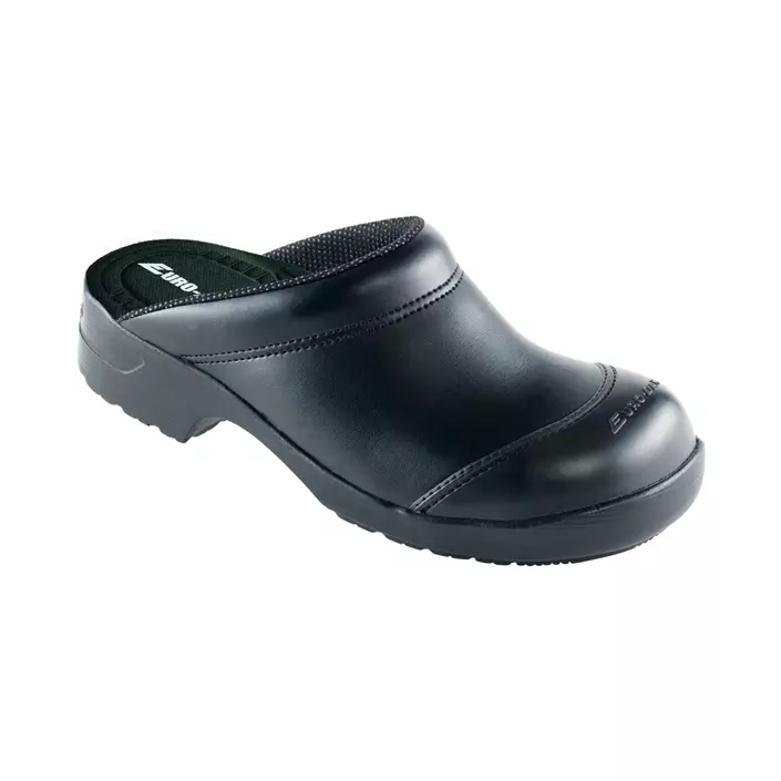 Euro-Dan Flex safety clogs without heel cover SB, Black, large image number 0