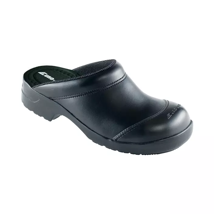 Euro-Dan Flex safety clogs without heel cover SB, Black, large image number 0