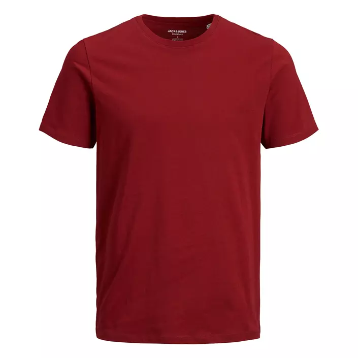Jack & Jones JJEORGANIC kortärmad basic T-shirt, Red Dahlia, large image number 0
