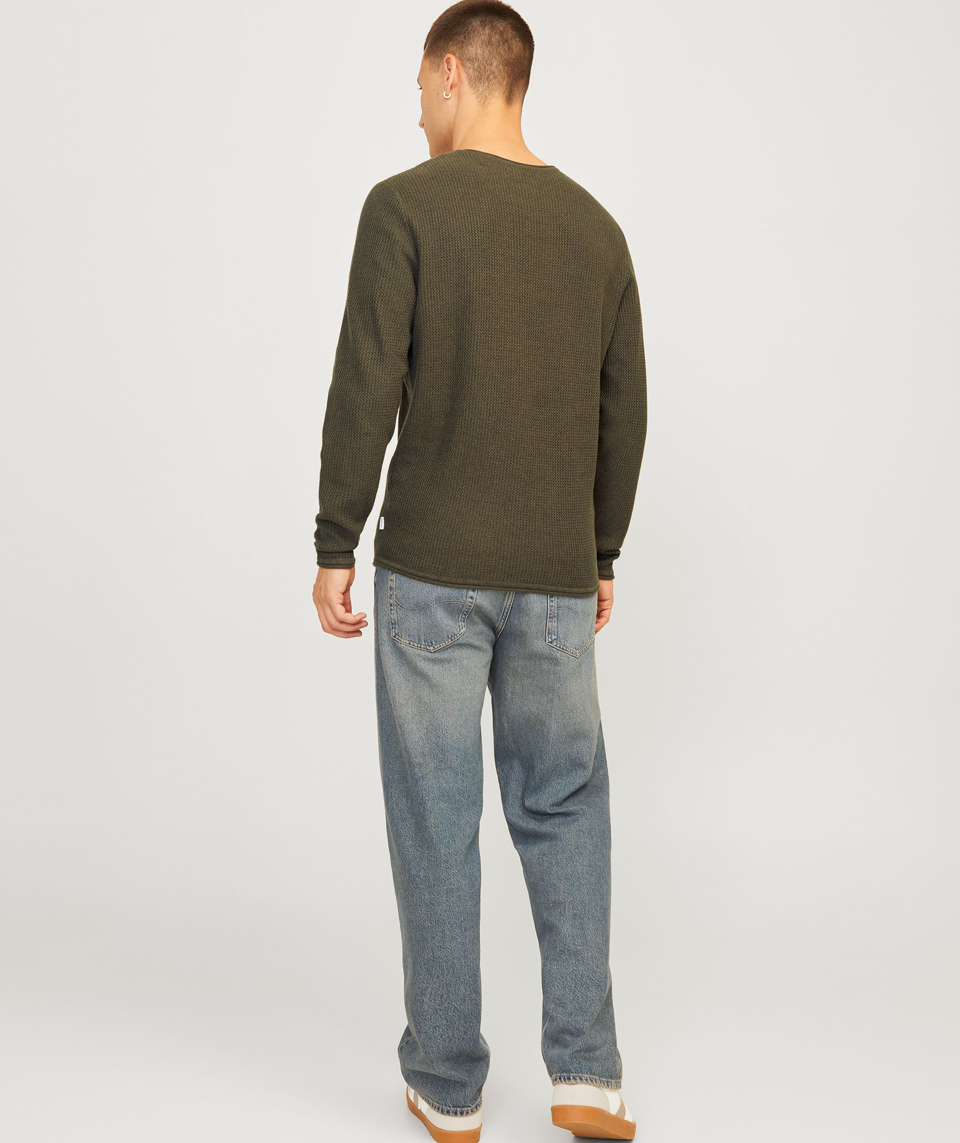 Jack & Jones JJECOOPER knitted pullover, Olive night, large image number 2