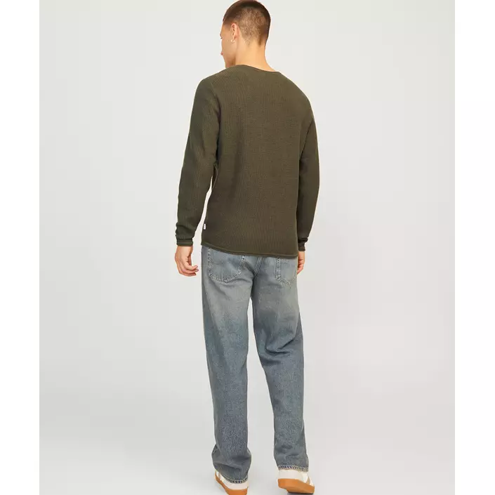 Jack & Jones JJECOOPER striktrøje, Olive night, large image number 2