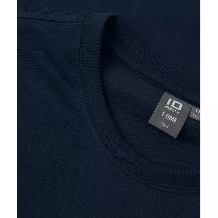 ID Identity T-Time T-shirt Tight, Marinblå, large image number 3