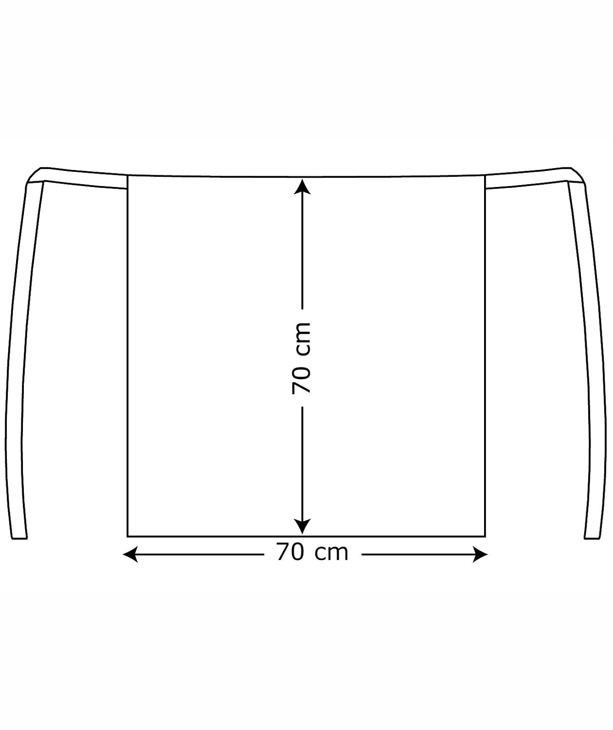 Kentaur apron, Black