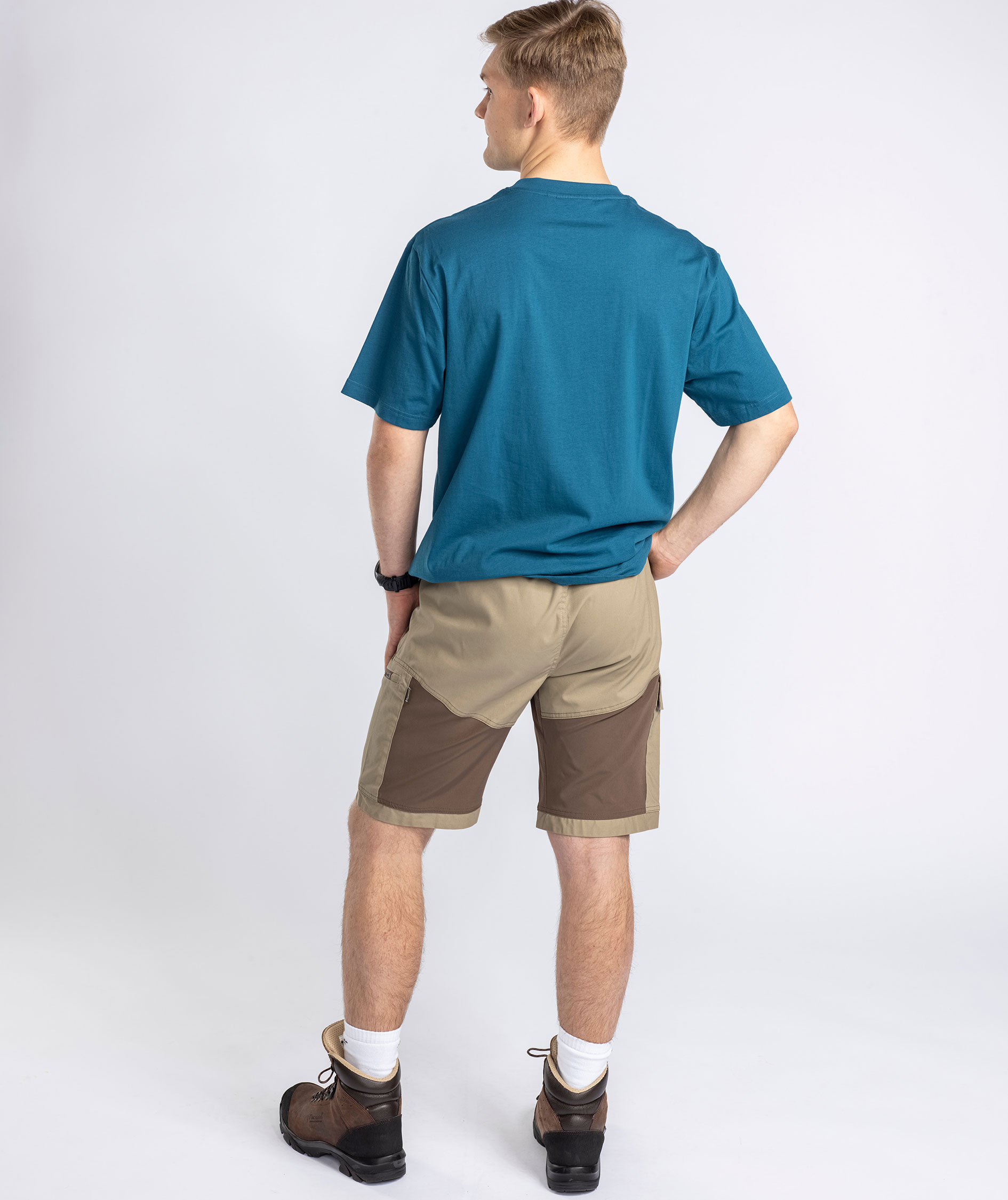 Pinewood 3-pak T-shirt, Azur Blue/Mossgreen/Black, large image number 10