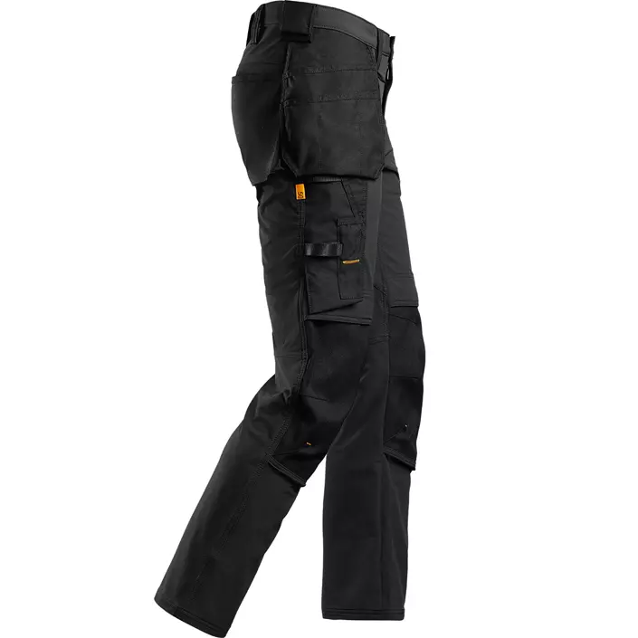 Snickers AllroundWork craftsman trousers 6271 full stretch, Black, large image number 4