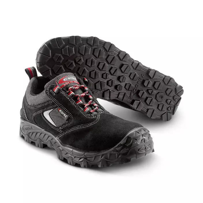 Cofra New Suez safety shoes S1P, Black, large image number 0