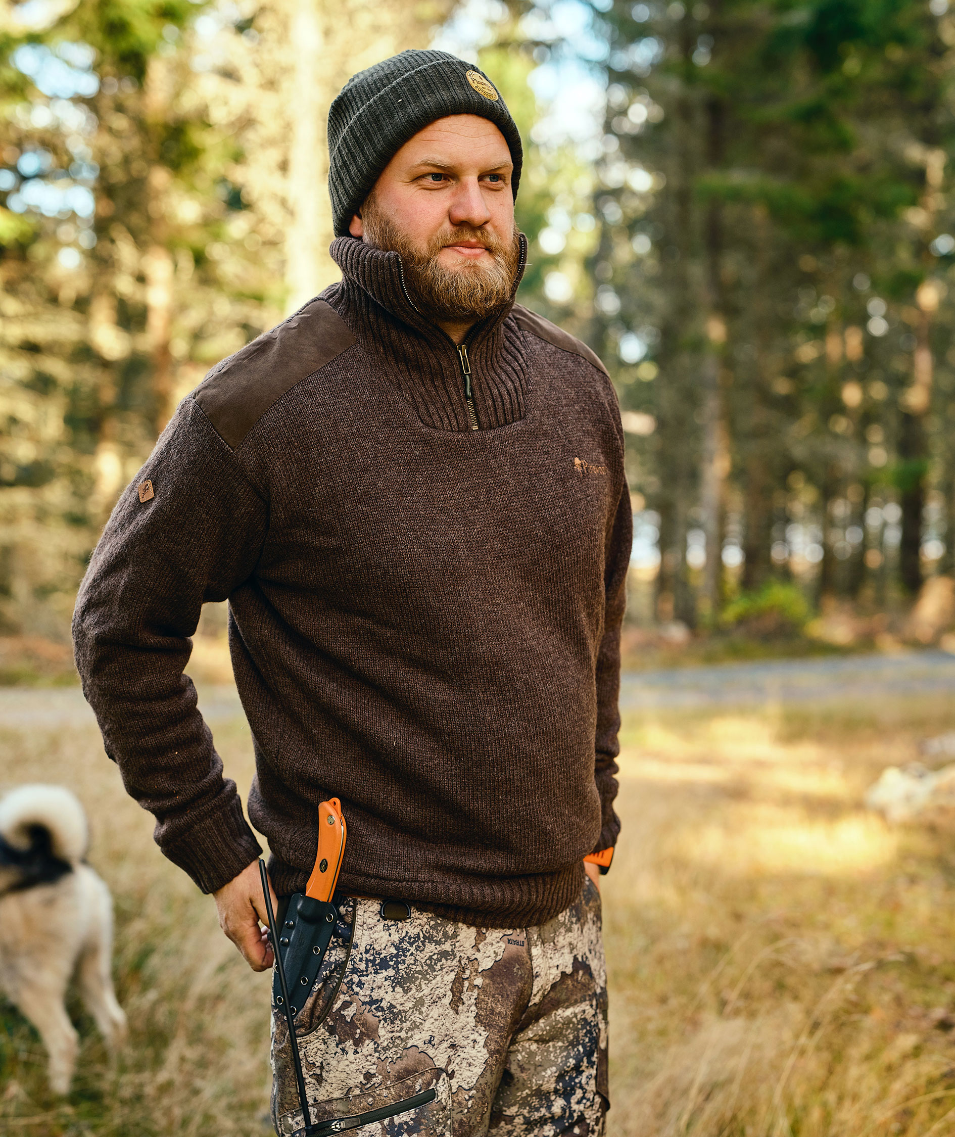 Pinewood Hurricane striktr&oslash;je med membran, Brun, large image number 1