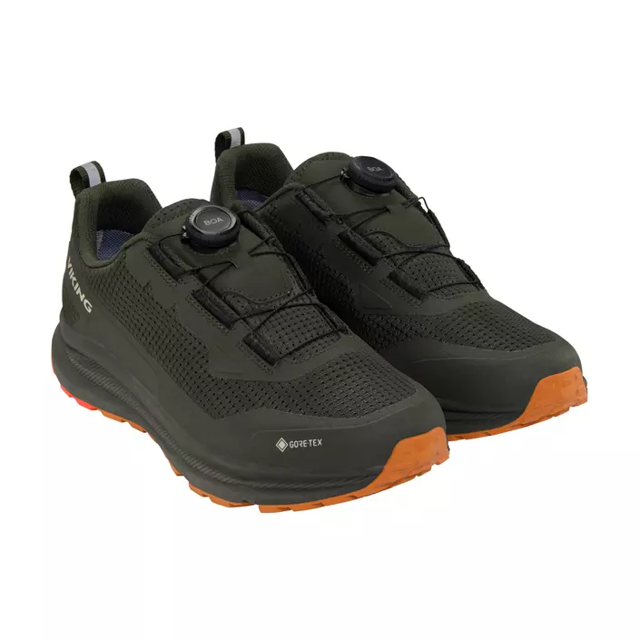 Viking Motion Low GTX M sneakers, Pine/Red, large image number 1