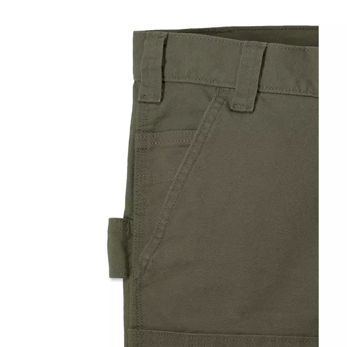 Carhartt Stretch Duck Double Front arbejdsbukser, Tarmac, large image number 4