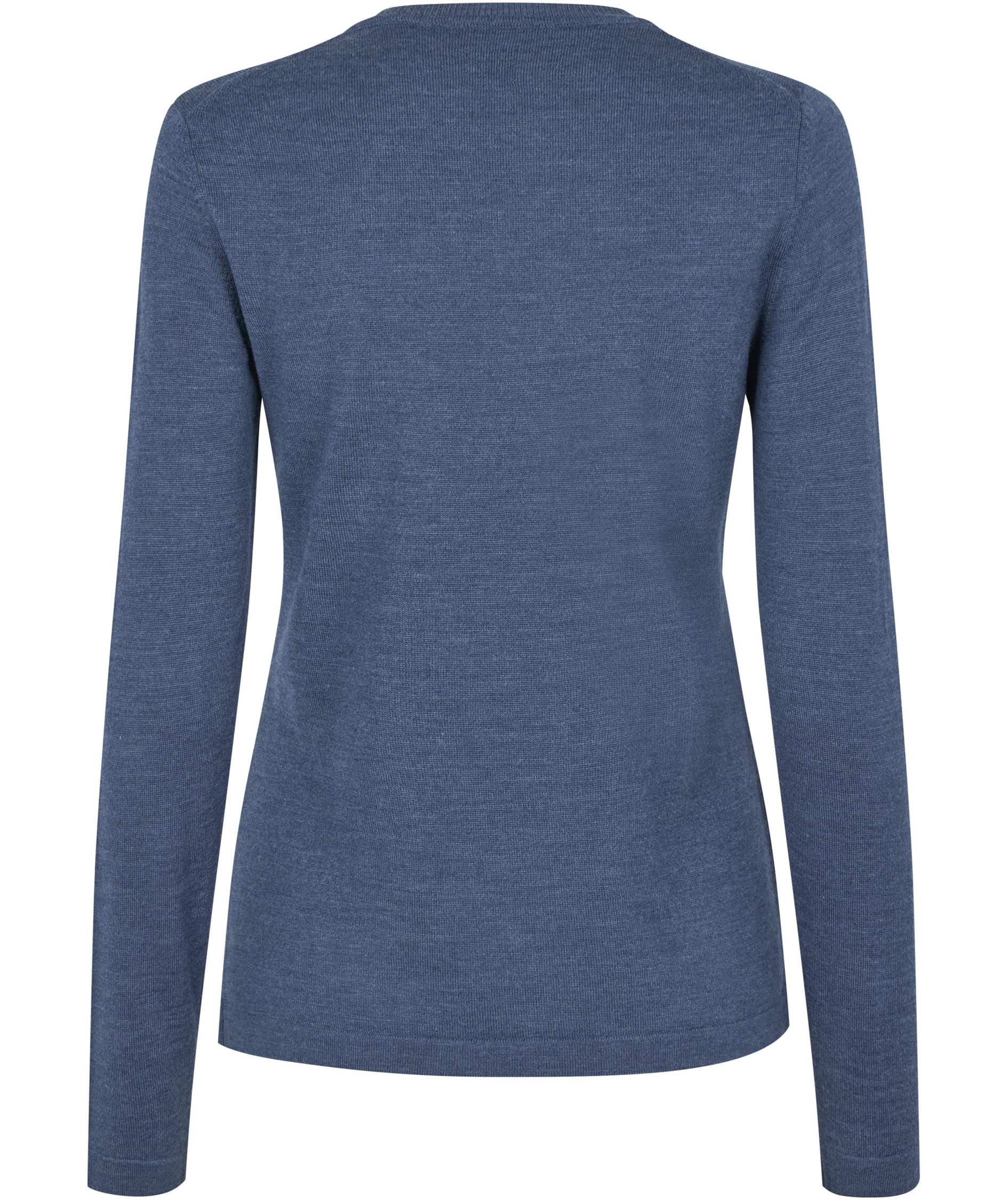 Seven Seas Damen Strickpullover mit Wolle, Blau Melange, large image number 2