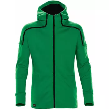 Stormtech helix hoodie med blixtlås, Jüvelgrön