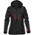 Stormtech Patrol women's softshell jacket, Black/Red, Black/Red, swatch
