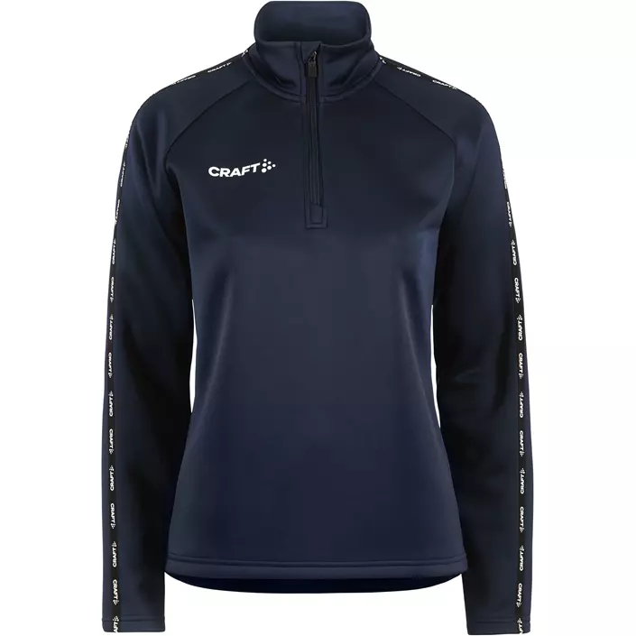 Craft Squad 2.0 halfzip dame treningsgenser, Navy, large image number 0
