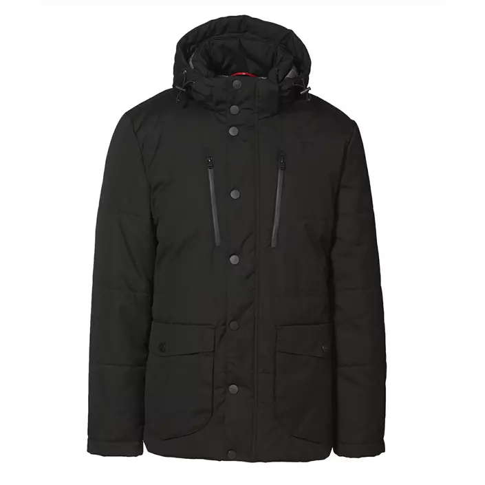 ID parka winter jacket, Black, large image number 0