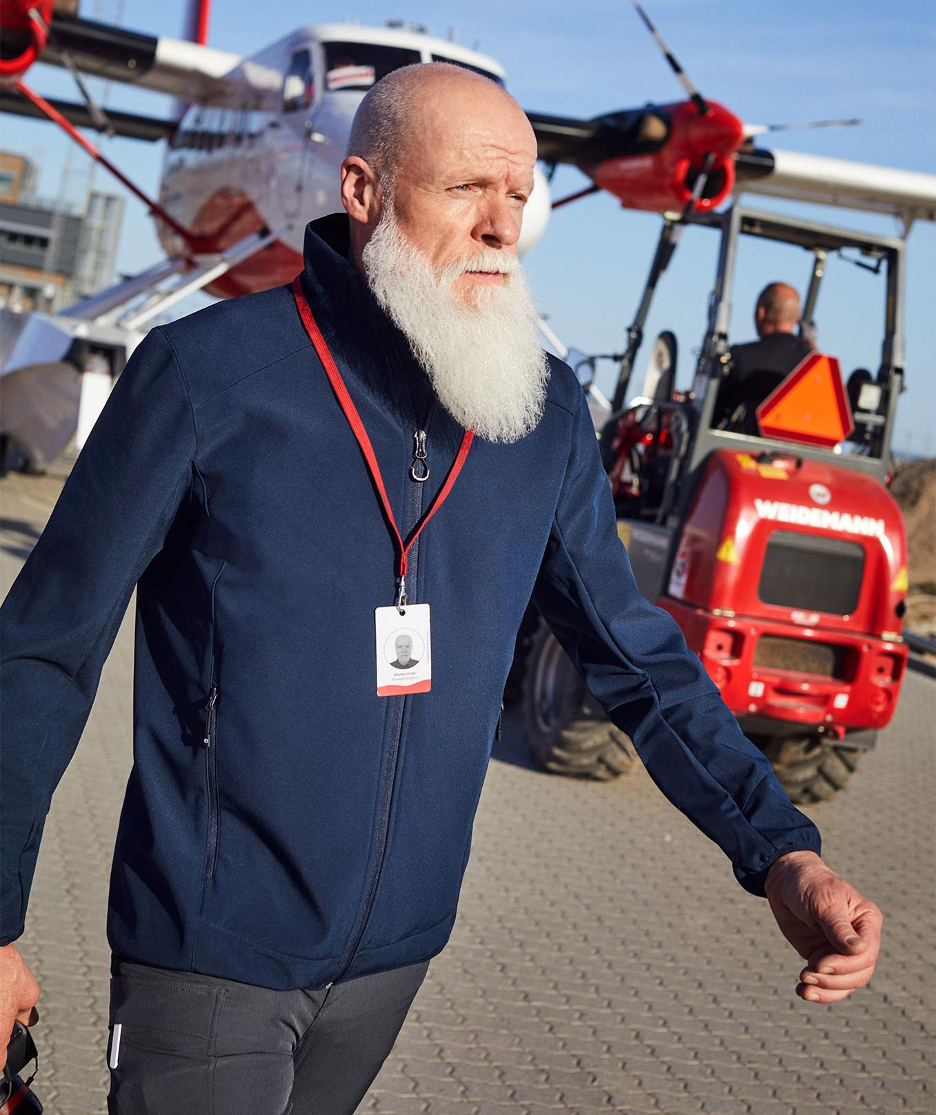 ID softshell jacket, Navy, large image number 5