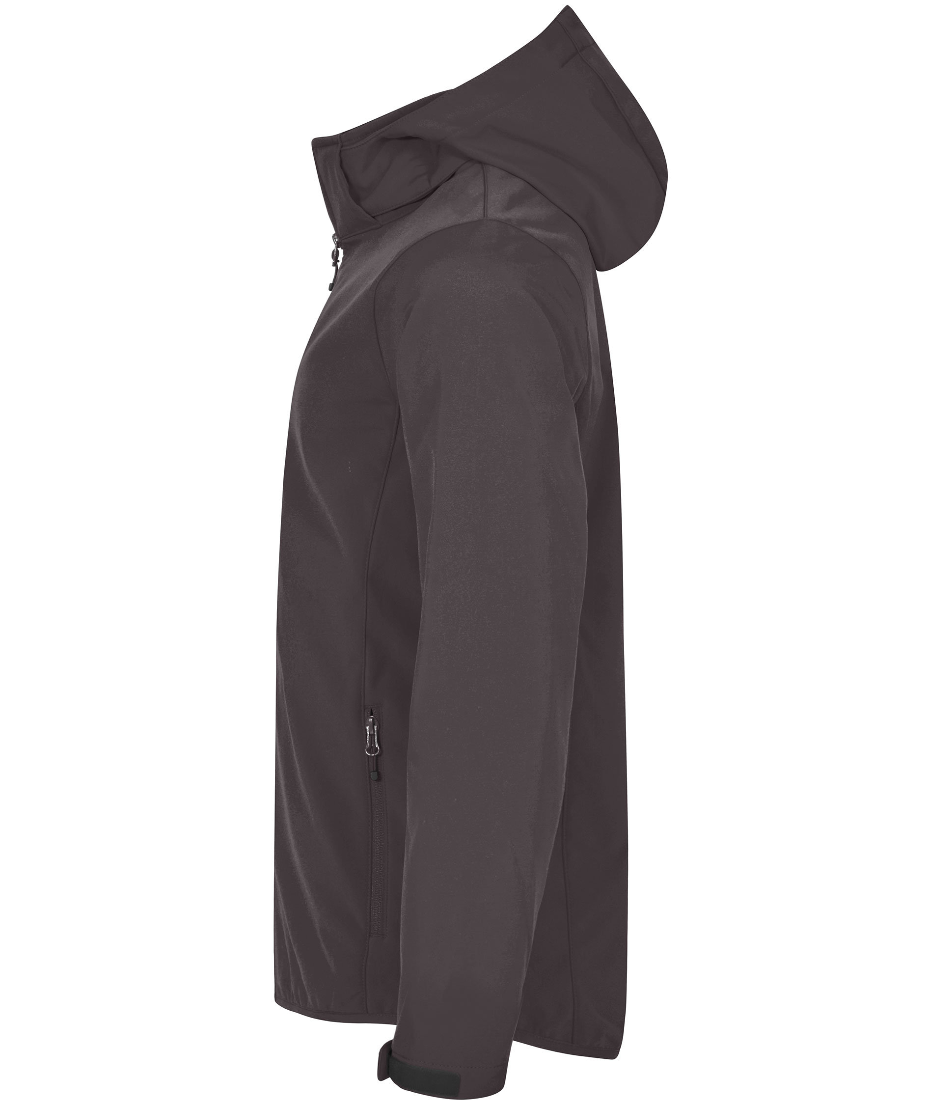 Clique Classic softshelljakke, M&oslash;rkegr&aring;, large image number 3