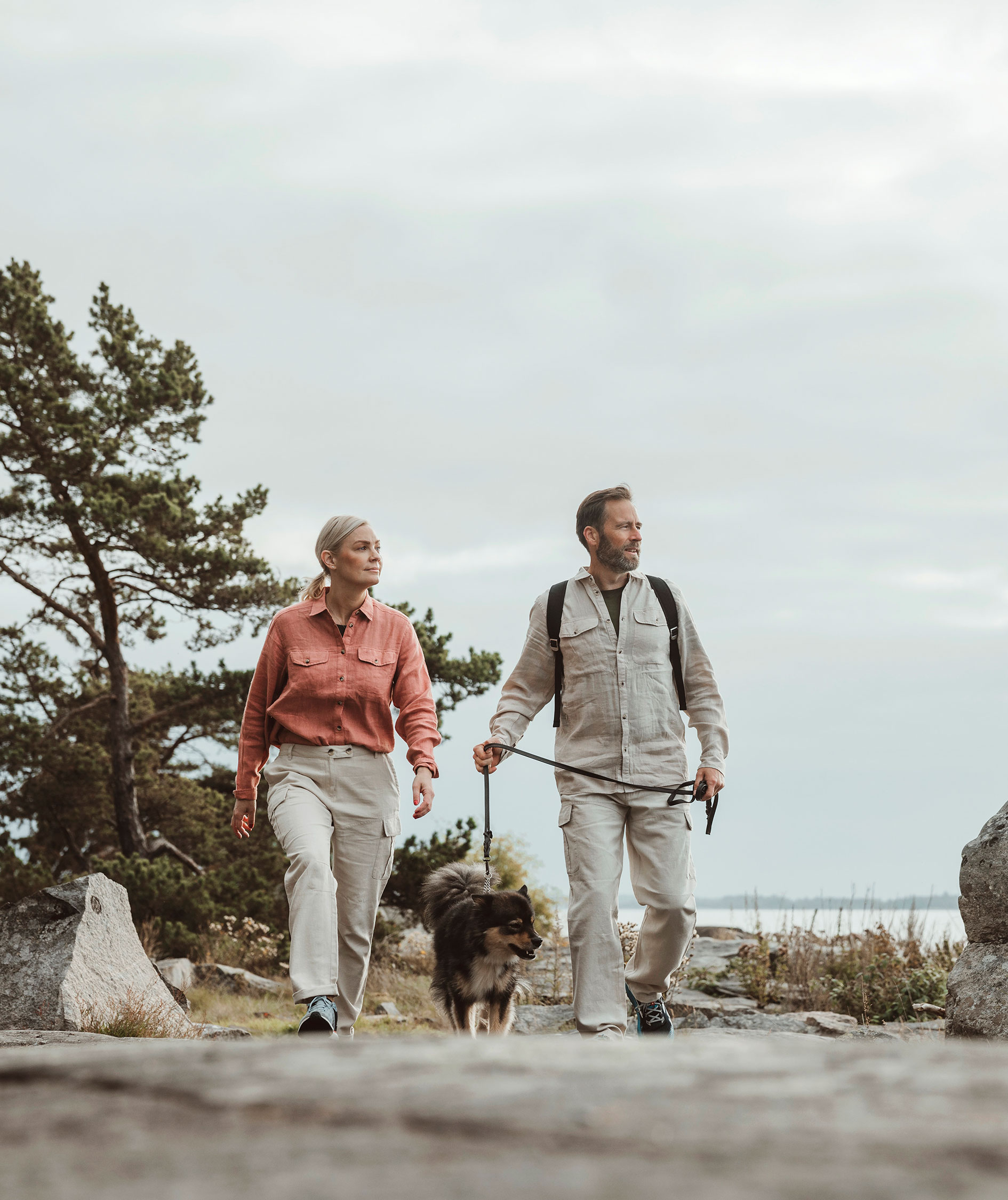 Pinewood V&auml;rnamo NatureSafe dame h&oslash;rskjorte, Brick Pink, large image number 4