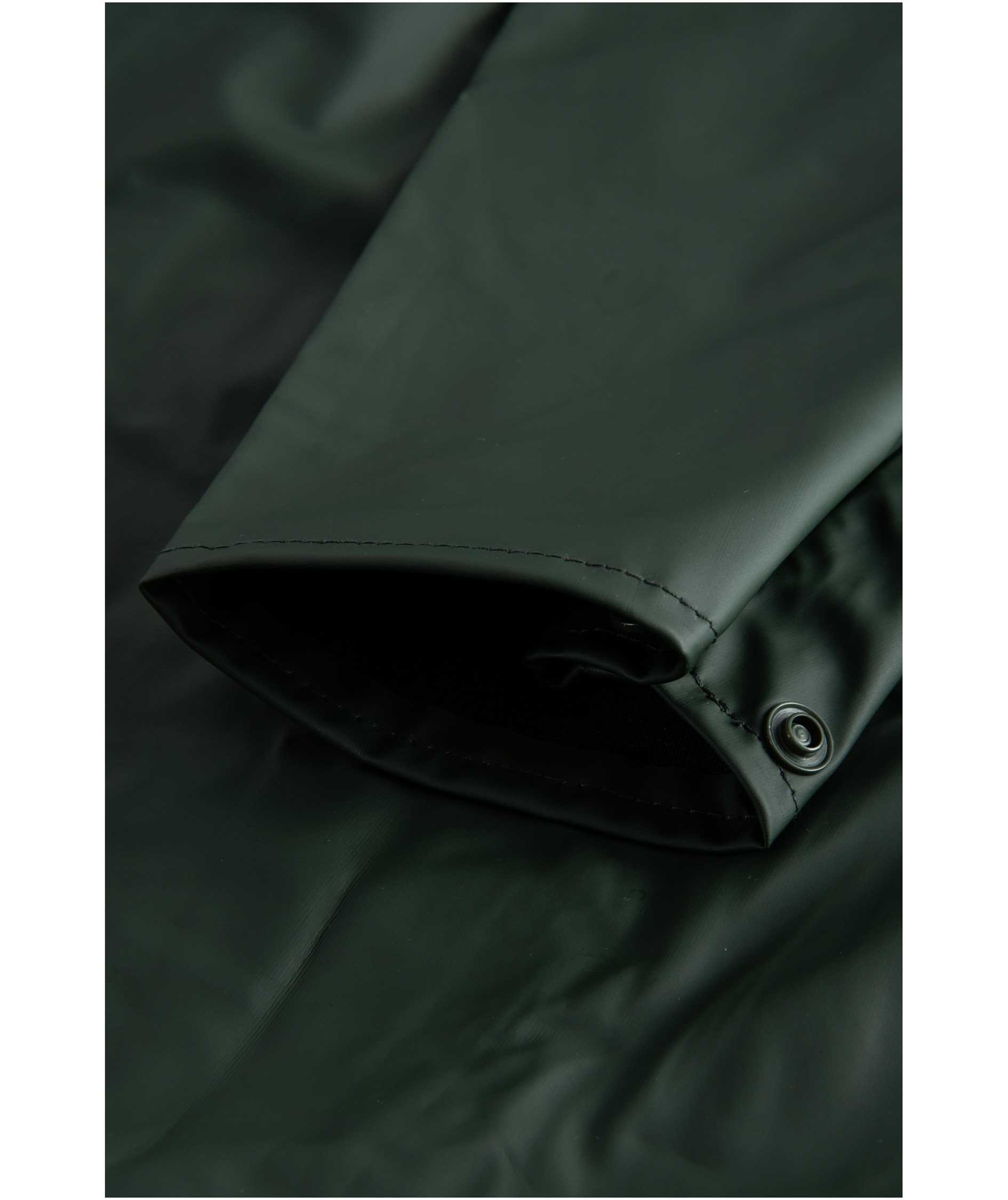 Lyngs&oslash;e PU rain jacket, Green, large image number 3
