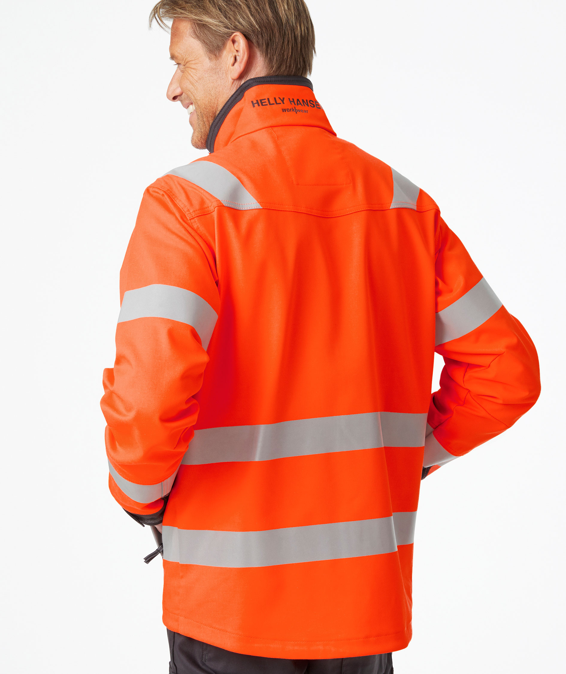 Helly Hansen Alna 2.0 work jacket, Hi-vis Orange/charcoal, large image number 3