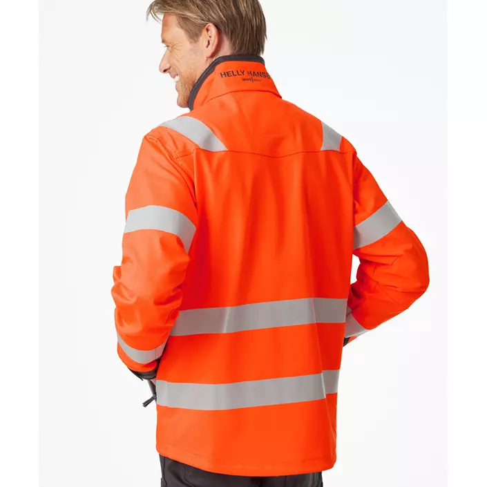 Helly Hansen Alna 2.0 work jacket, Hi-vis Orange/charcoal, large image number 3