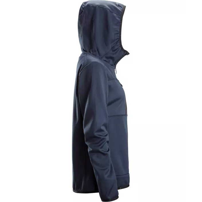 Snickers AllroundWork fleece hoodie dam 8057, Navy, large image number 2