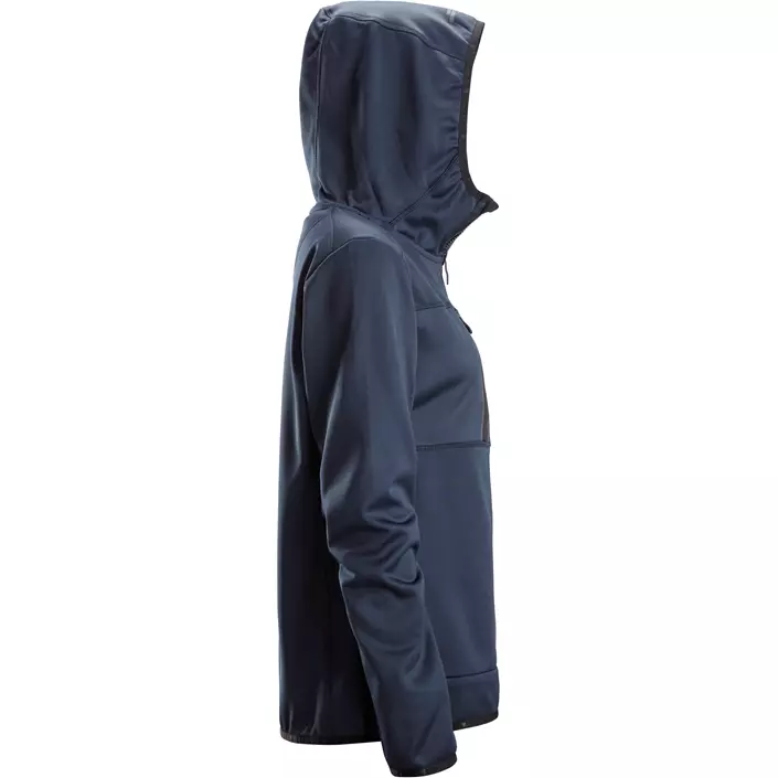 Snickers AllroundWork women's fleece hoodie 8057, Navy, large image number 2