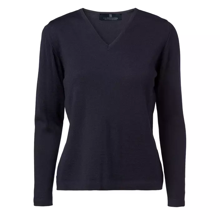 CC55 Copenhagen Women's pullover / Knit shirt, Navy, large image number 0