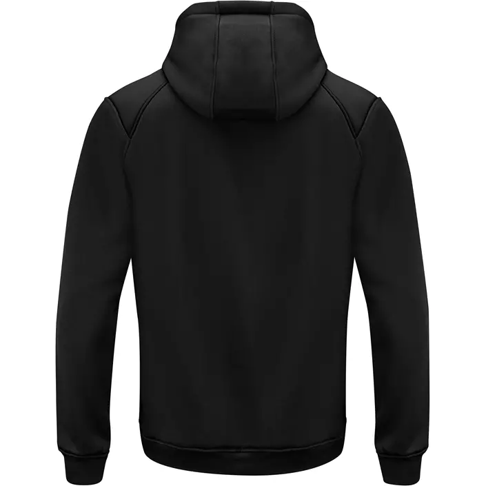 ProJob hoodie med dragkedja 2133, Black, large image number 1