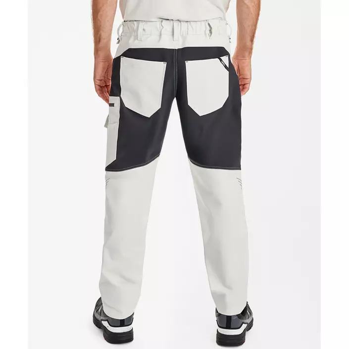 Engel Entire servicebyxa full stretch, Bone White/Anthracite Grey, large image number 4
